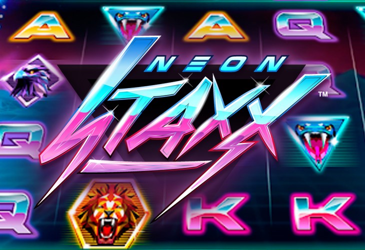 Neon Staxx - NetEnt slot at Vulkanbet Casino Casino